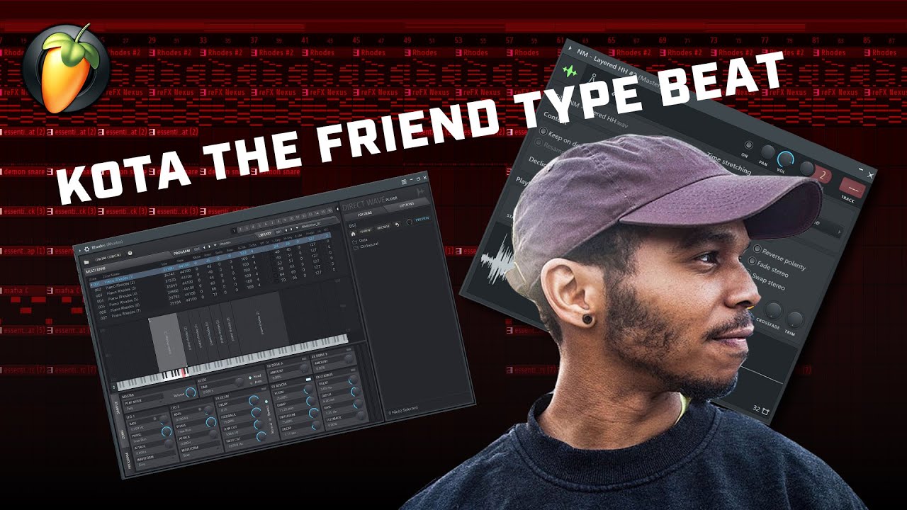 How to Make a KOTA The Friend Type Beat in FL Studio 20 | Beat Making Tutorial