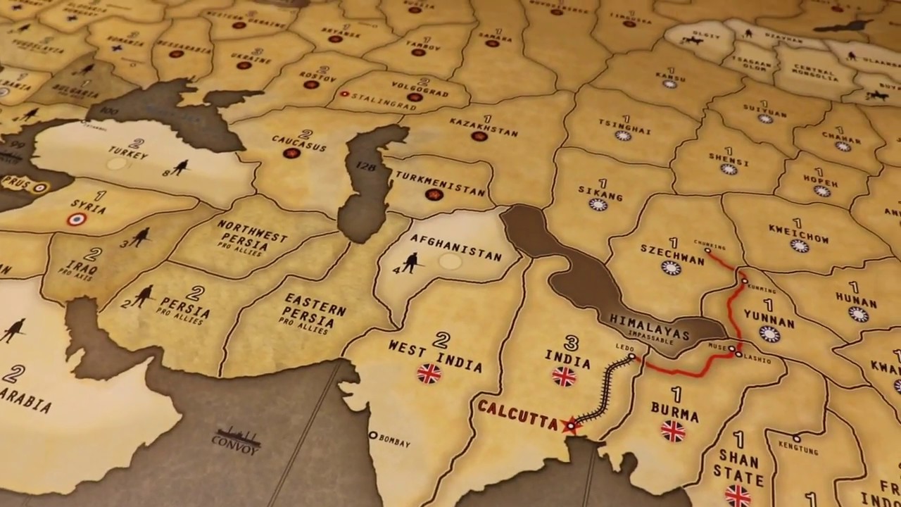 Axis and Allies G40 custom map