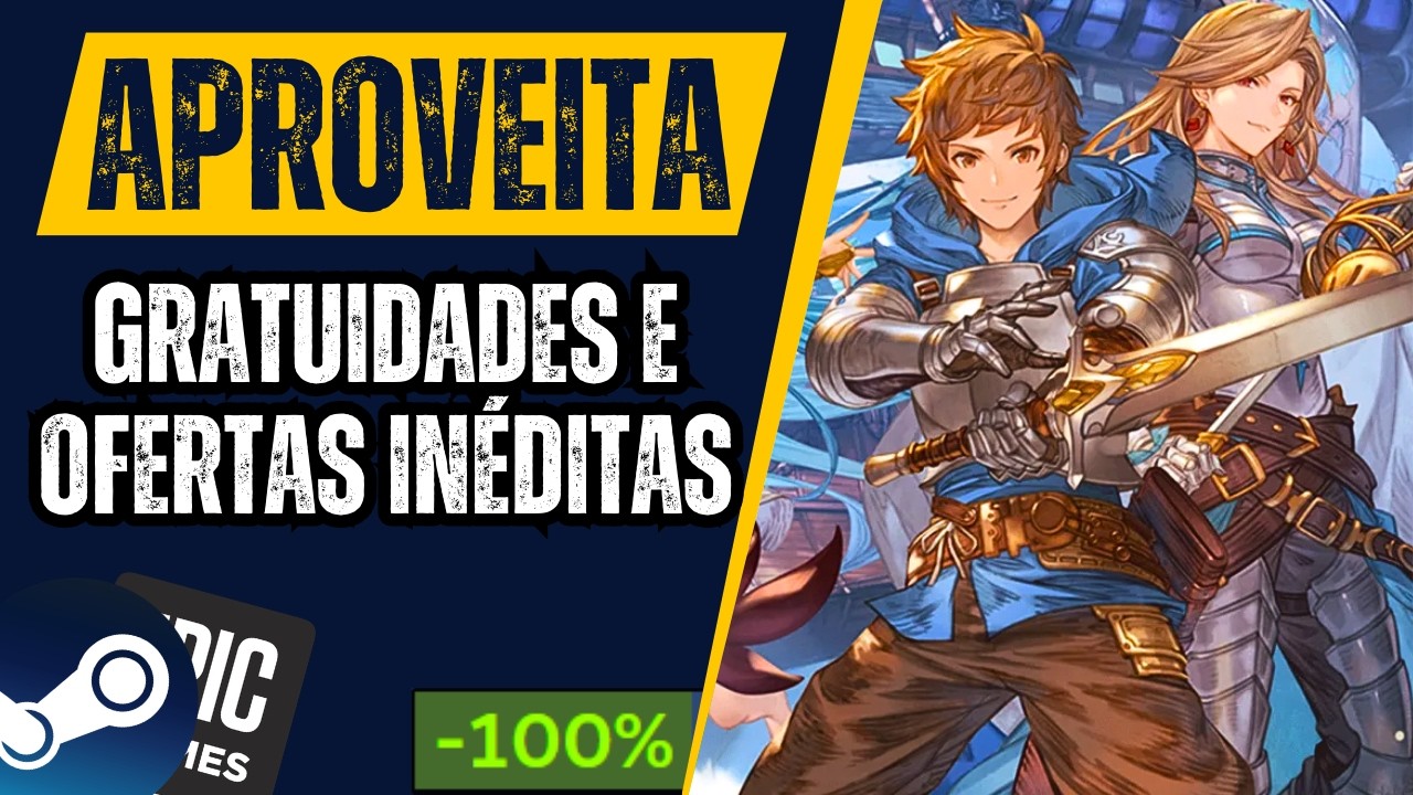 EITA! Granblue Fantasy lan&ccedil;a de gra&ccedil;a na Steam, PROMO&Ccedil;&Atilde;O na Nuuvem, jogos baratos e t&iacute;tulos gr&aacute;tis