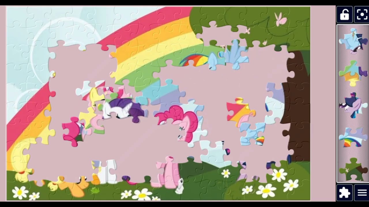 Beautiful Little Raibow Ponies🌈🎀❤️🎊🌹🎉💖🧩 @jigsawzone 