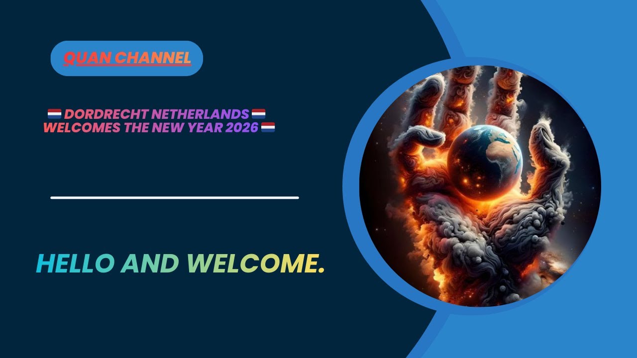 🇳🇱 Dordrecht Netherlands 🇳🇱 Welcomes the New Year 2026 🇳🇱