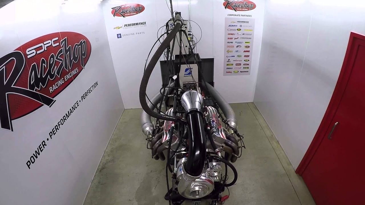 SDPC Raceshop built 540ci F-1X-12 ProCharger custom race engine