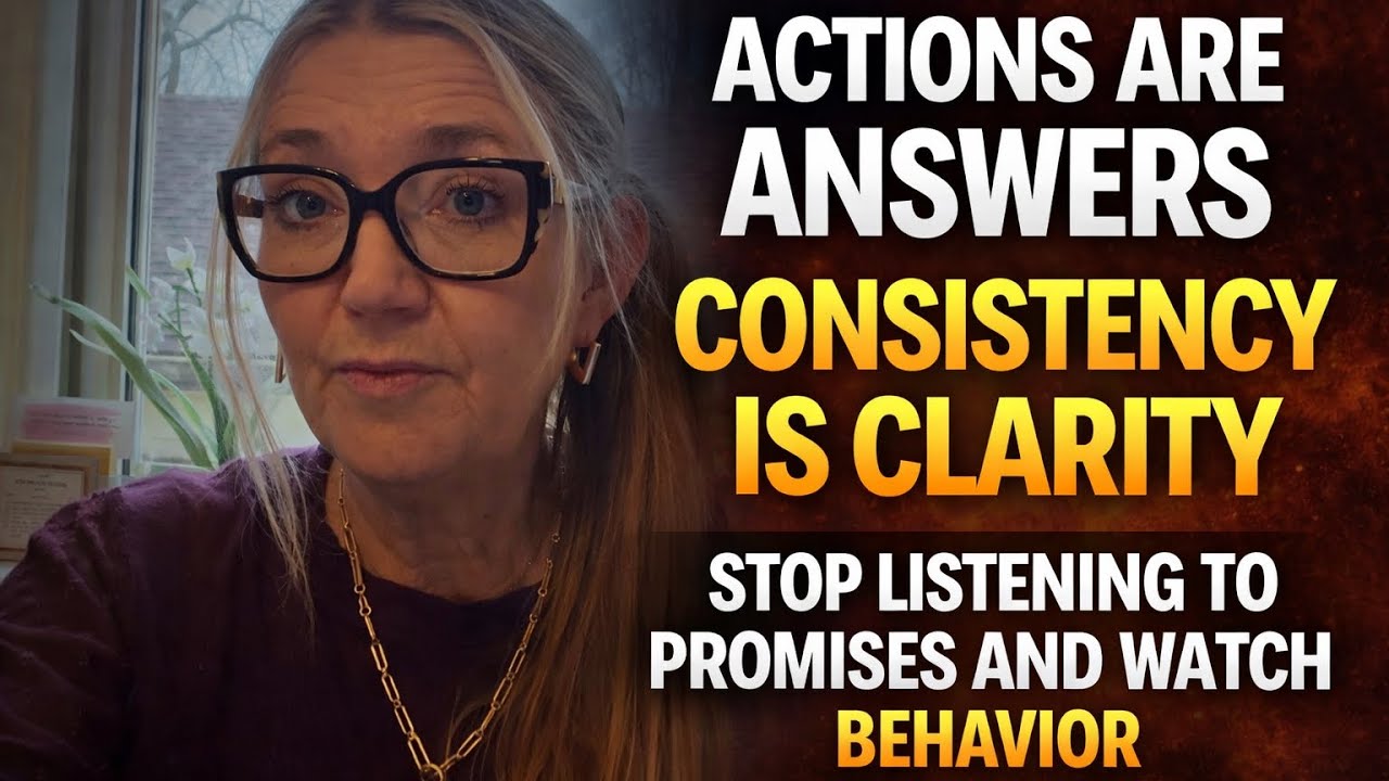 Actions Are Answers. Consistency Is Clarity | Stop Listening to Promises| Behavior Tells the Story