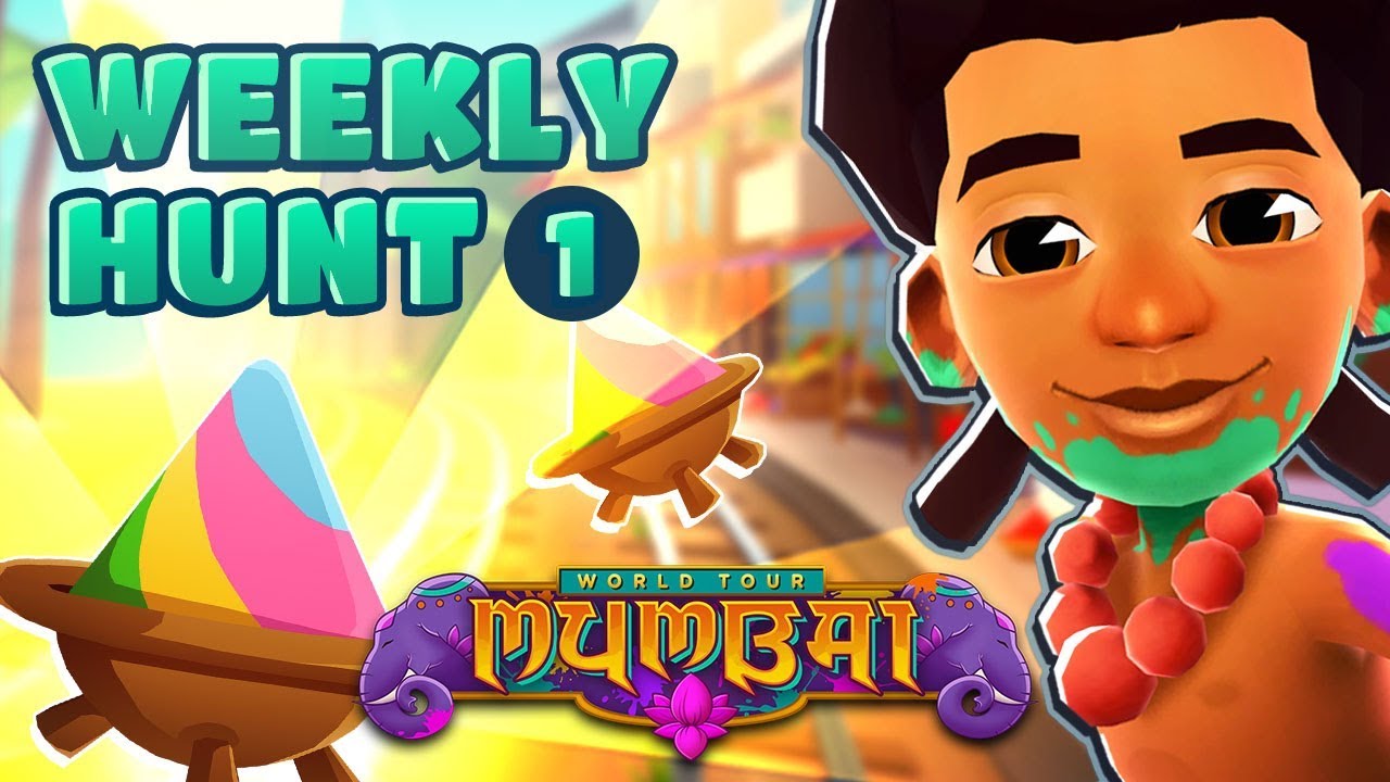 🎨 Subway Surfers Weekly Hunt - Collecting Colorful Bowls in Mumbai (Week 1)