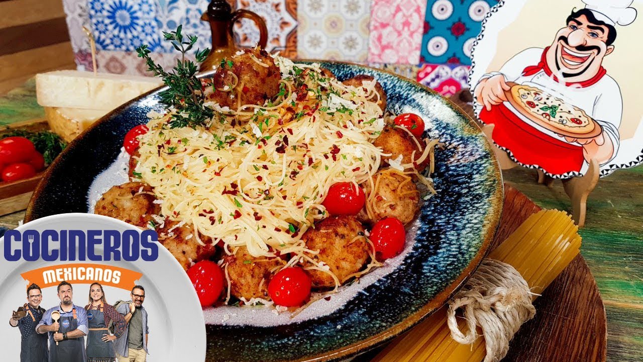 Receta: Espagueti con albondiguitas | Cocineros Mexicanos