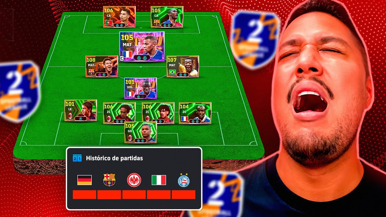 MUITO RAGE E FUI GOLEADO E HUMILHADO NAS DIVIS&Otilde;ES !!! - EFOOTBALL 2026