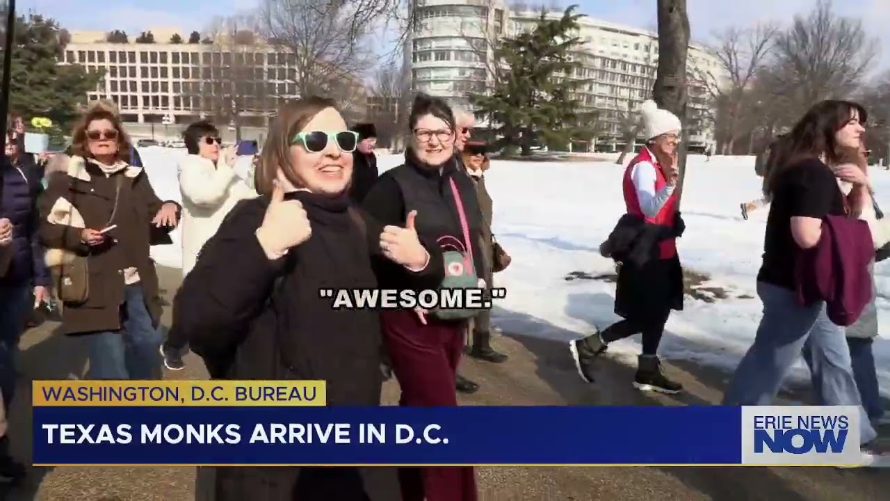 Texas Monks Arrive in D C