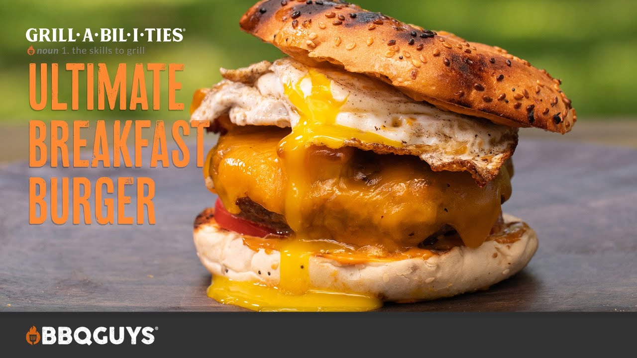 Ultimate Grilled Breakfast Burger Recipe | Weber Traveler Grill | Master Grillabilities | BBQGuys