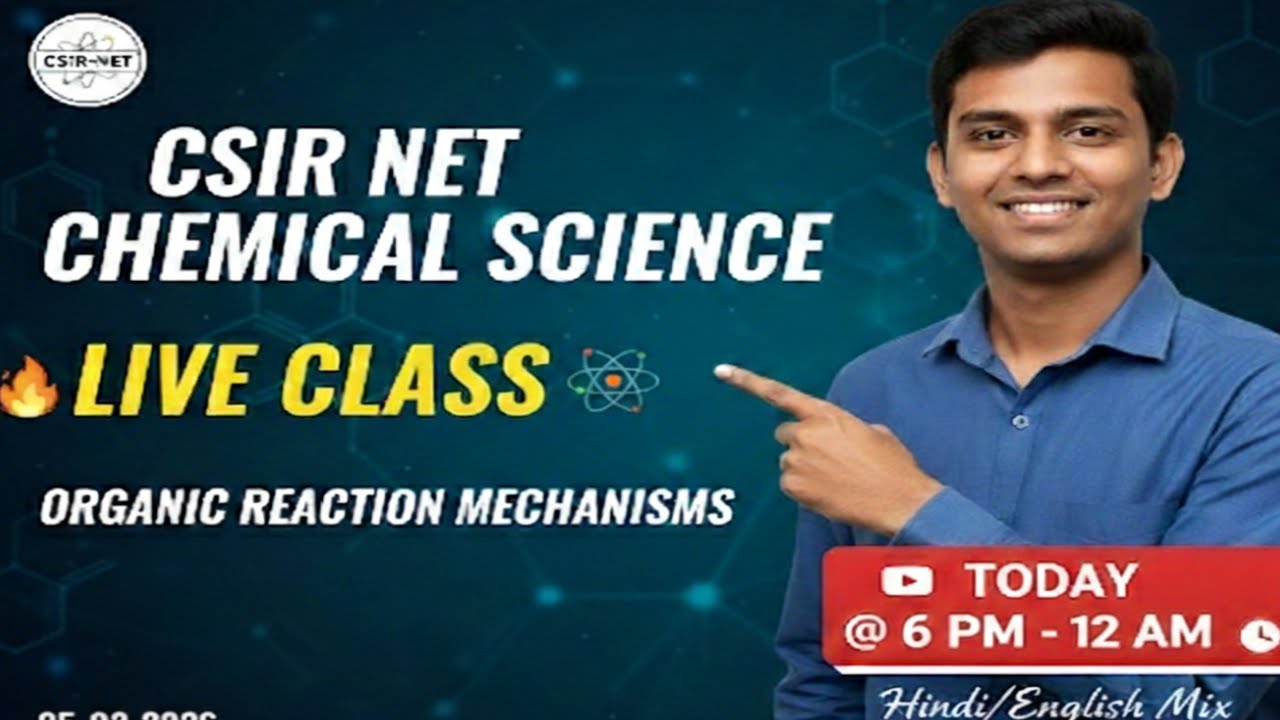 Topic Name The p block elements || CSIR-NET Chemical Science | Class in Hindi #live #NET #livestream
