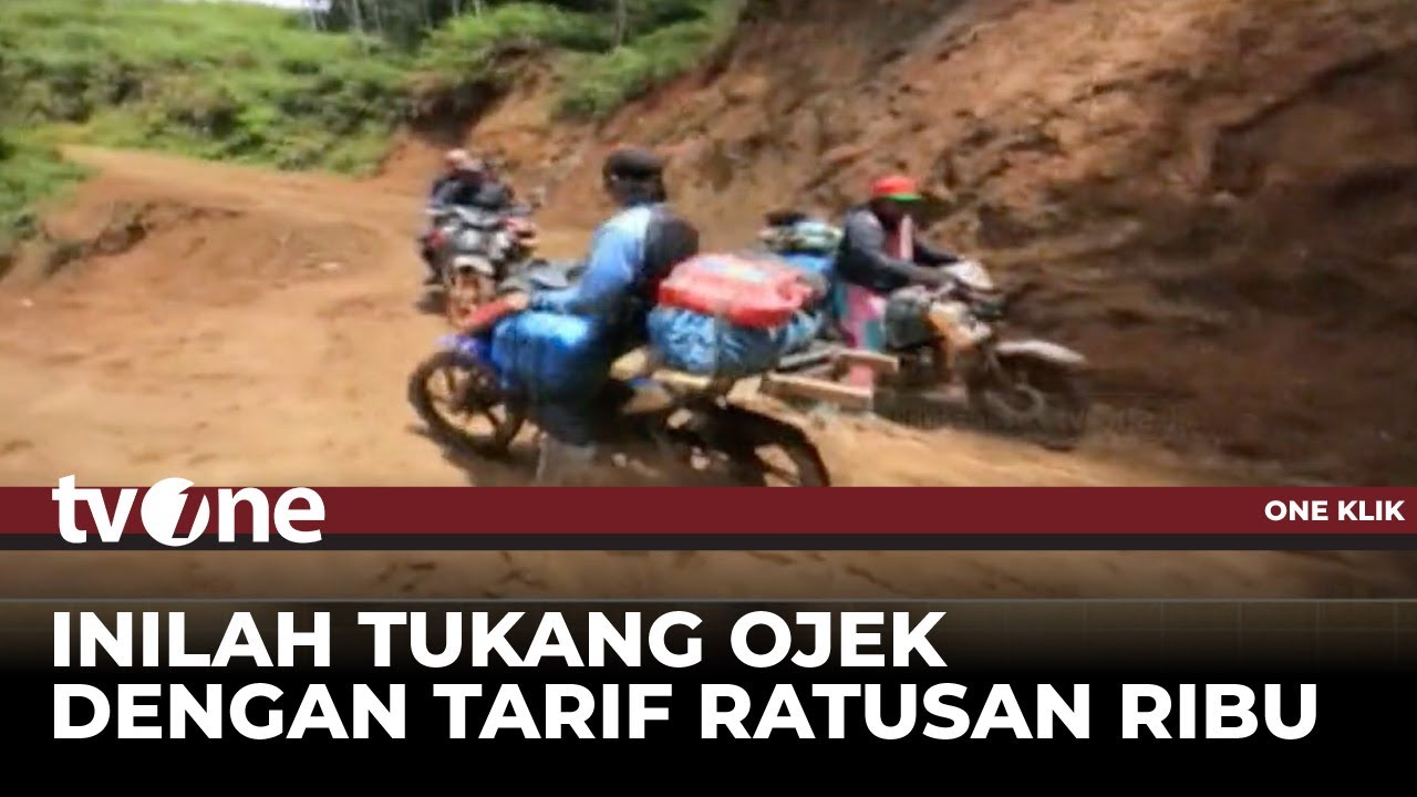 Penampakan Akses Jalan Rusak Parah di Seko Luwu Utara, Biaya Jasa Ojek Motor Selangit | One Klik