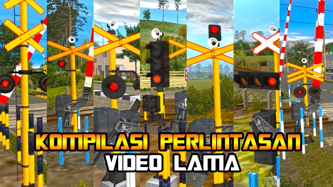 Kompilasi Video Lama Perlintasan Kereta Api Trainz - Episode 296