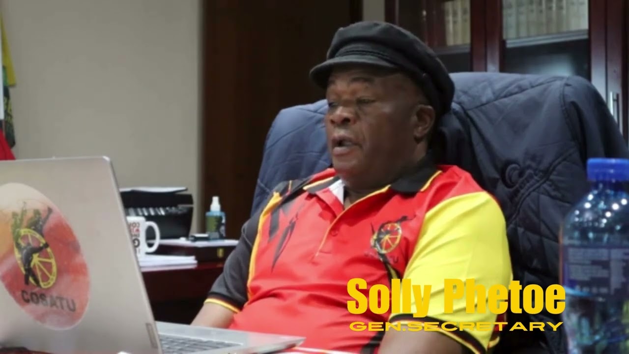 COSATU Central Executive Committee (CEC) statement read by General Secretary Solly Phetoe.