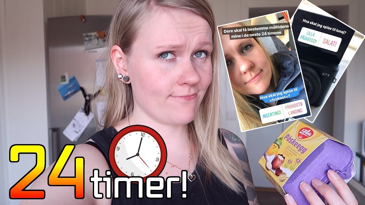 INSTAGRAM BESTEMMER HVA JEG SKAL SPISE I 24 TIMER!