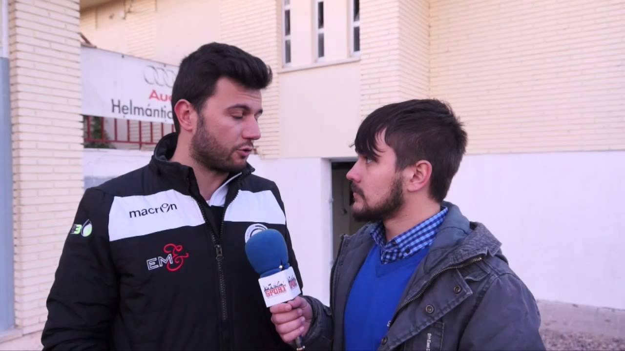 Astu y Antonio Paz tras el partido contra el Hergar