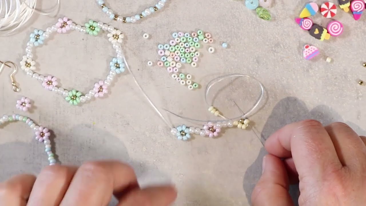 How to make a beaded flower