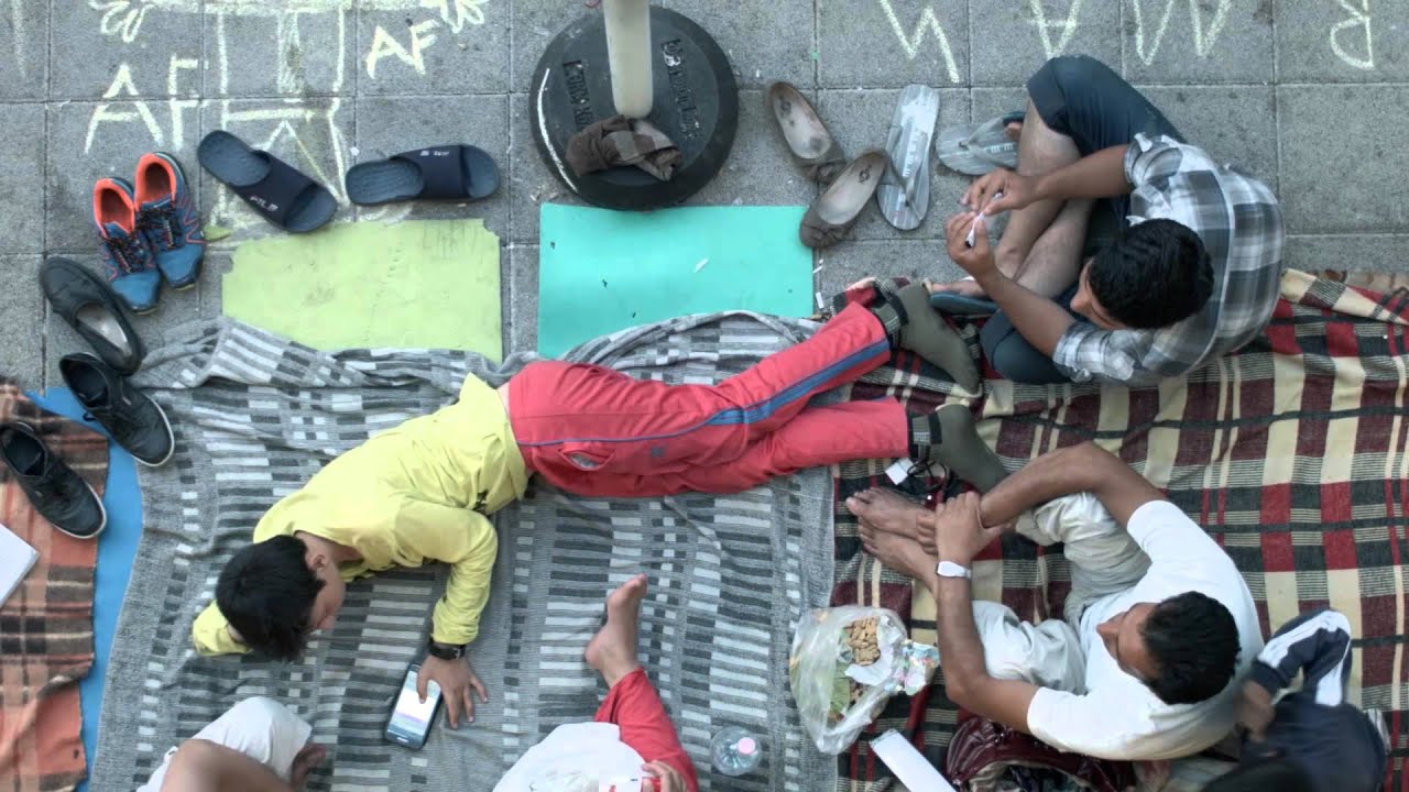 Transit Zone - Refugees at Keleti Station, Budapest