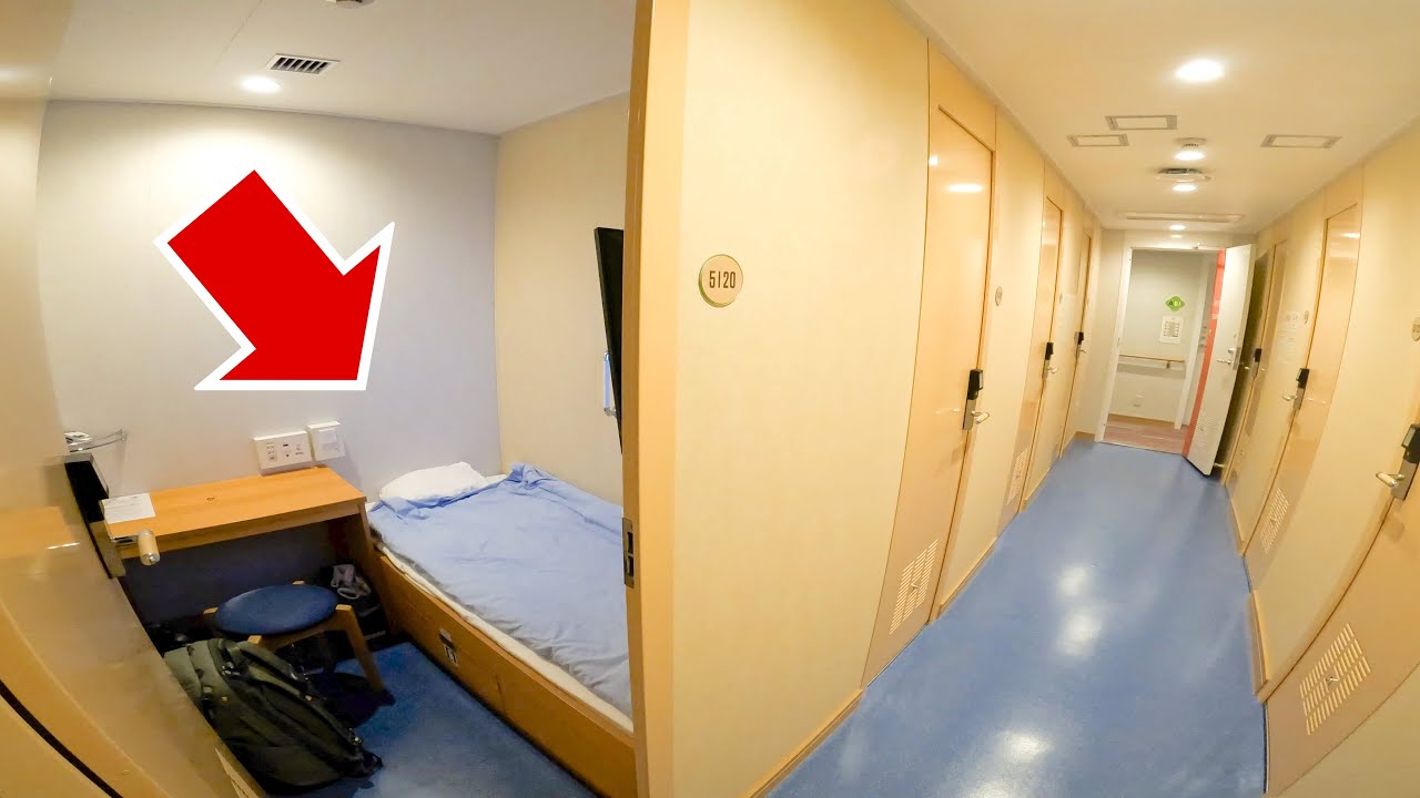 Private Capsule room on Japan's Overnight Ferry | Yokosuka to Shinmoji　新造船　東京九州フェリー&rdquo;はまゆう&rdquo;