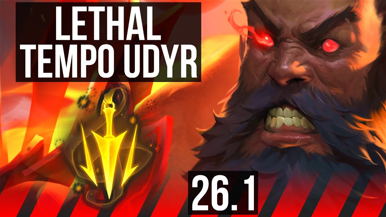 UDYR vs DR. MUNDO (TOP) | 52K damage, Lethal Tempo | EUNE Master | 26.1