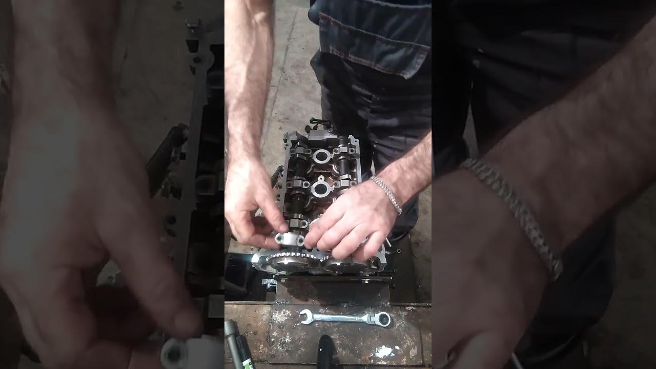 установка валов головки Сузуки Джимми к6а.JB23W