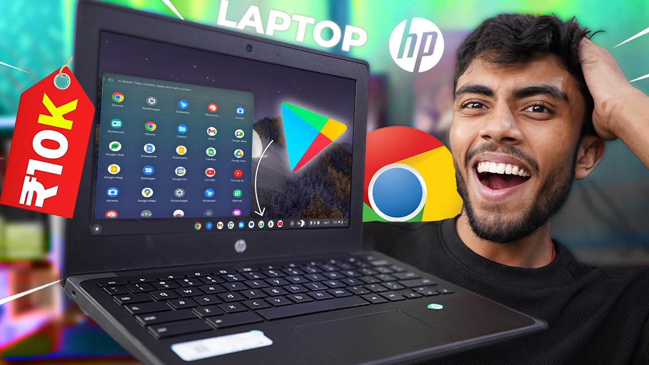 I Bought 10,000/-RS Laptop From Amazon!🤩 Perfect For Gaming & Editing Live Test *HP ChromeBook*