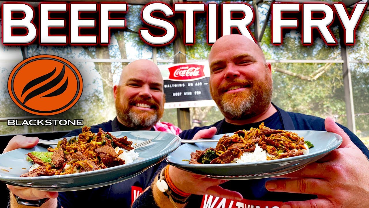HOW TO MAKE AMAZING BEEF STIR FRY ON THE BLACKSTONE GRIDDLE! EASY RECIPE