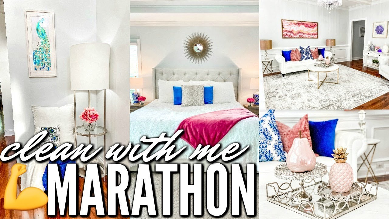 💐SPRING CLEAN WITH ME MARATHON💪 |  2.5 HOURS OF DECORATING + CLEANING MOTIVATION | Love Meg