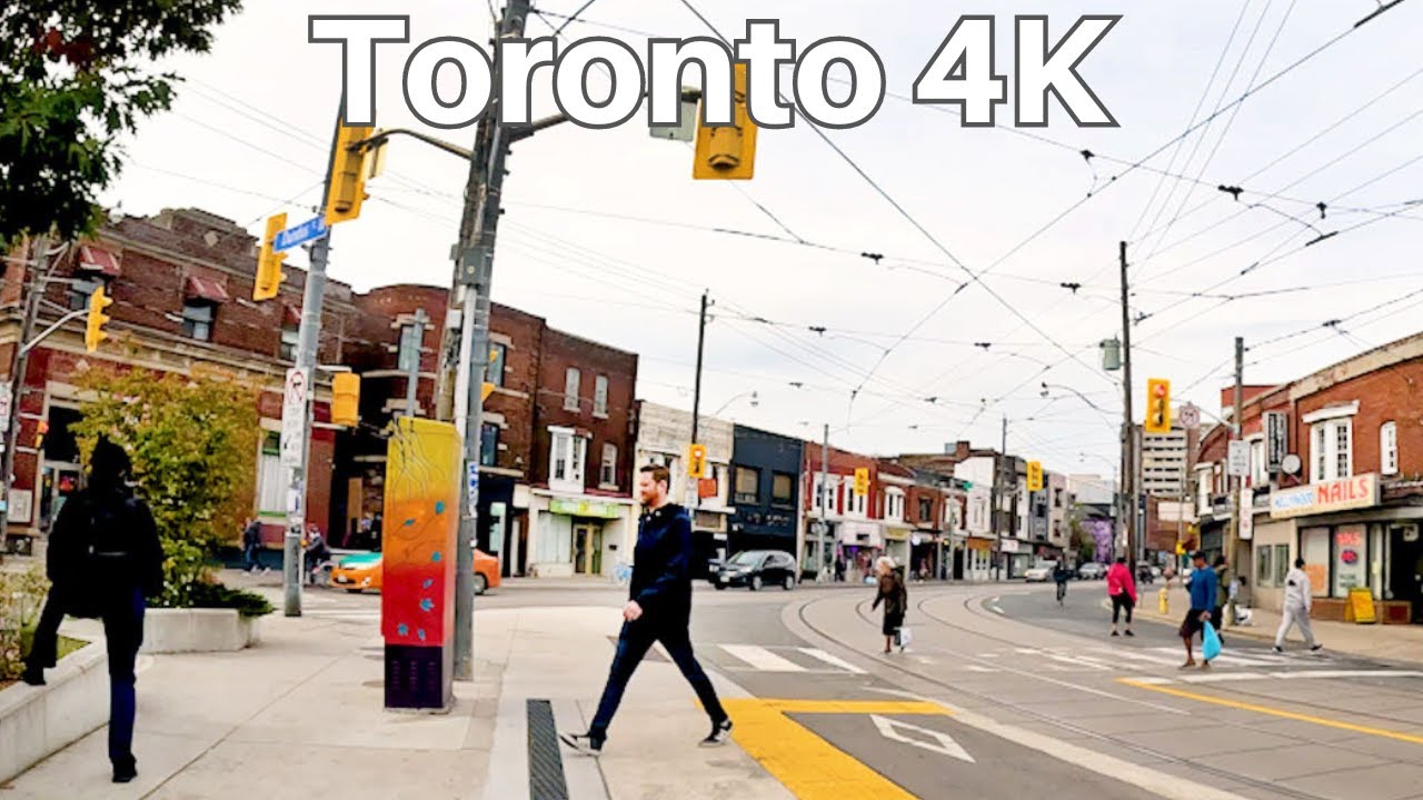 Roncesvalles, a Walk Down an Iconic Toronto Avenue | Scenic Walk 4K HDR