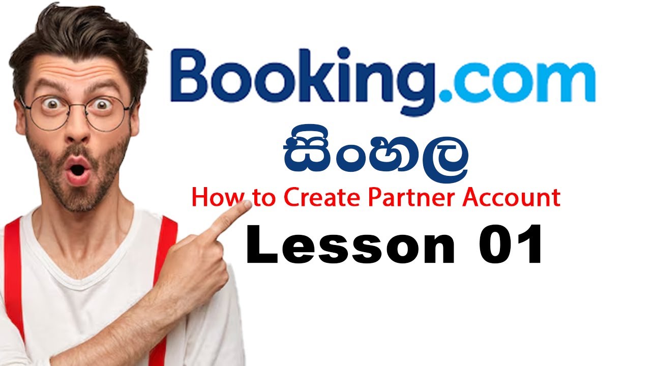 How to create Booking.com Partner account Sinhala