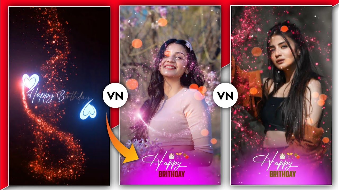 VN App Birthday Status Video Editing | Happy Birthday VN Video Editing | Birthday Video Maker App