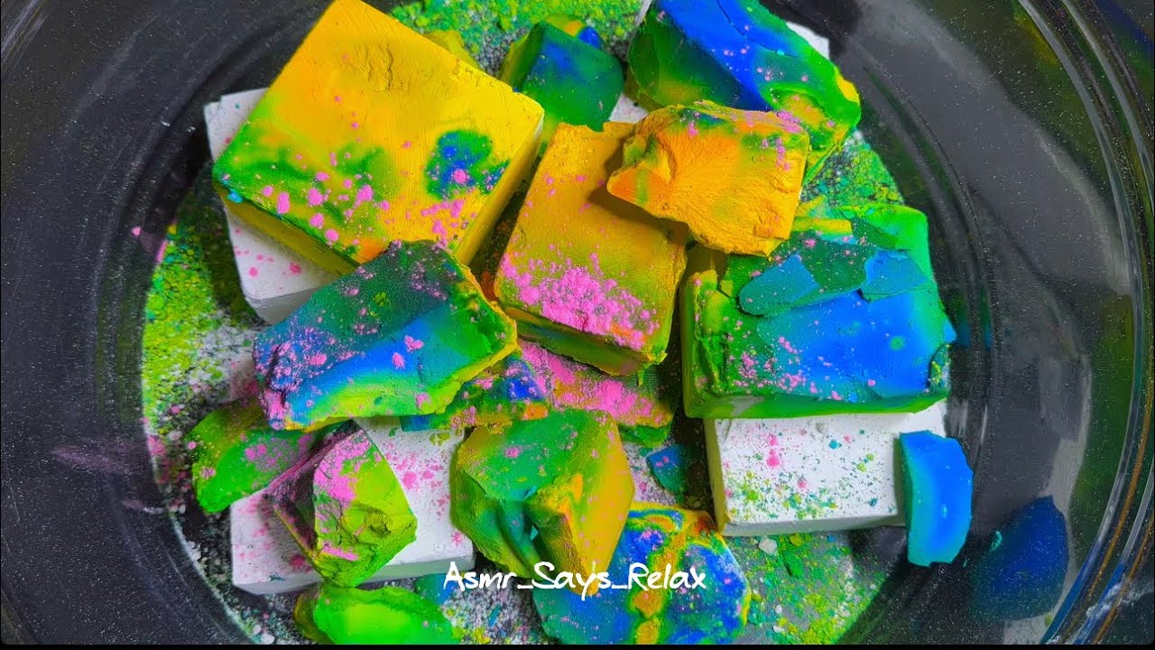 ASMR: Vibrant Dyed BSN Gym Chalk