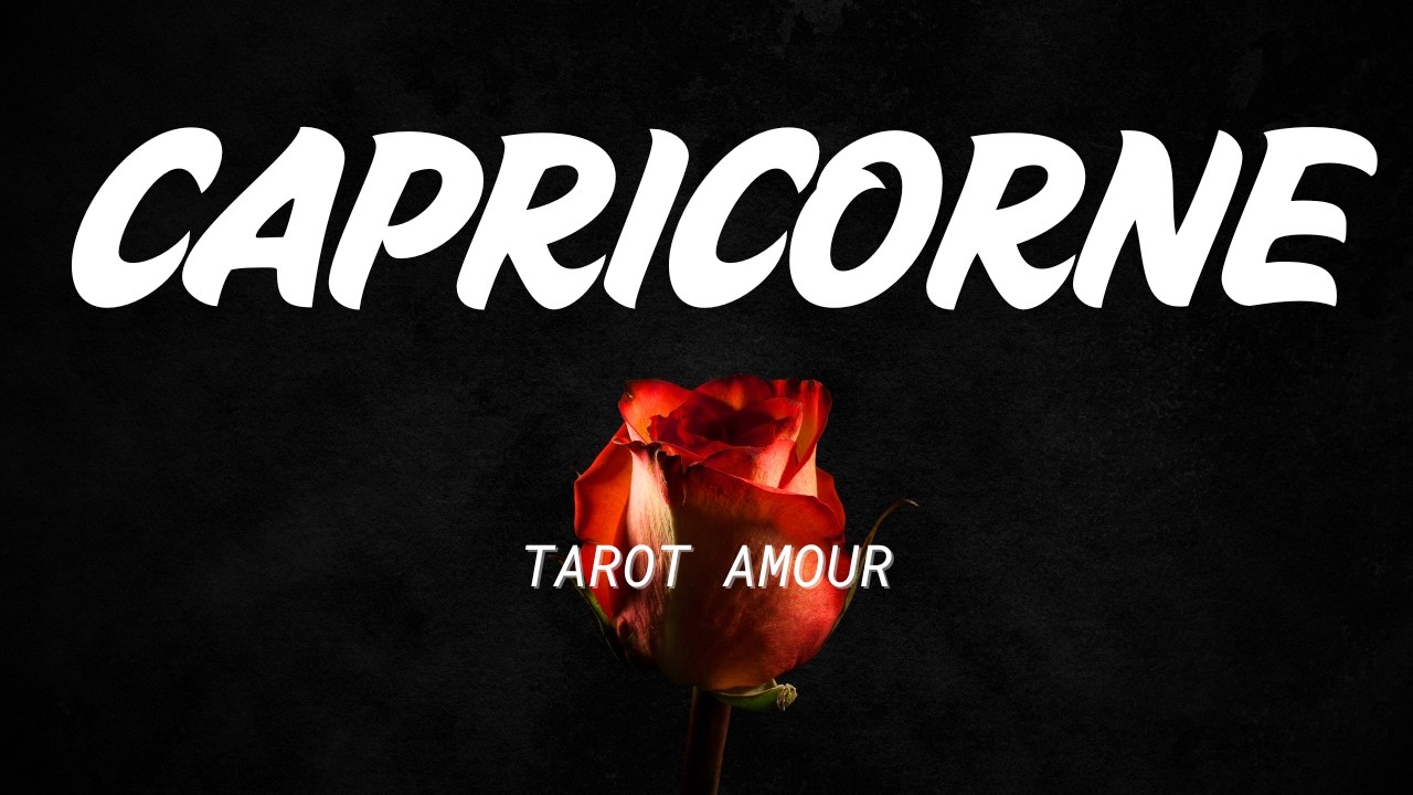 CAPRICORNE🚫UNE SURPRISE INÉVITABLE ARRIVE🎉Quelqu'un revient dans votre vie💔CELA VOUS LAISSERA LAVÉGÉ