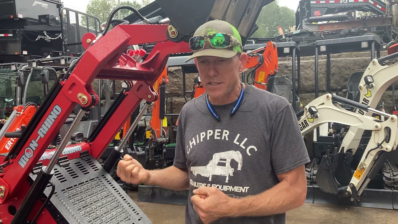 Iron Rhino mini skid steer loaders IR480, IR680 and IR1000 comparison with Toro TX525 and TX427