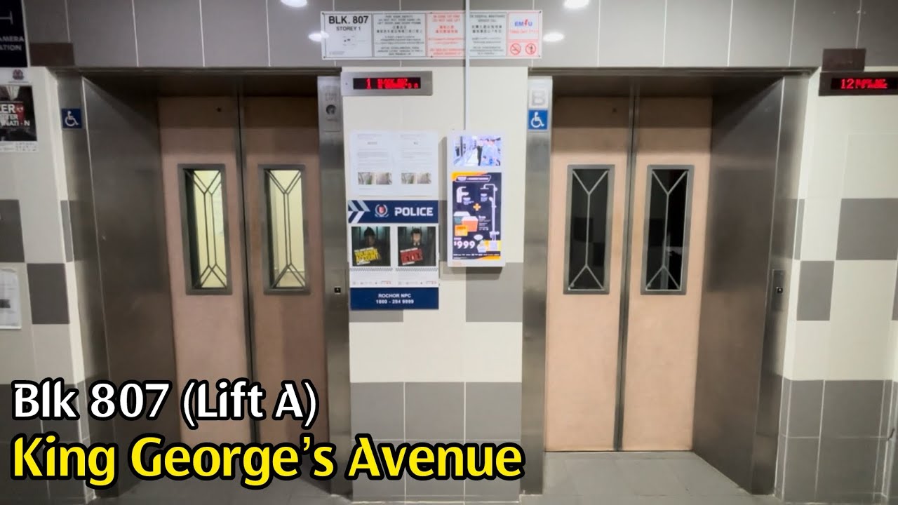 🟡 Blk 807 King George’s Ave - 9G [Lift A]