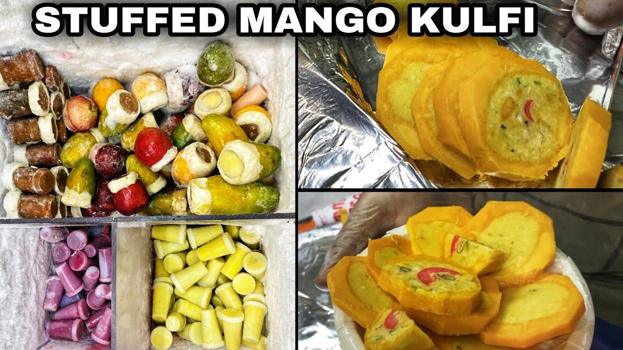 Stuffed Mango Kulfi | Kuremal Mahavir Prasad Kulfi Wale | Best Kulfi in Delhi | Old Delhi Food