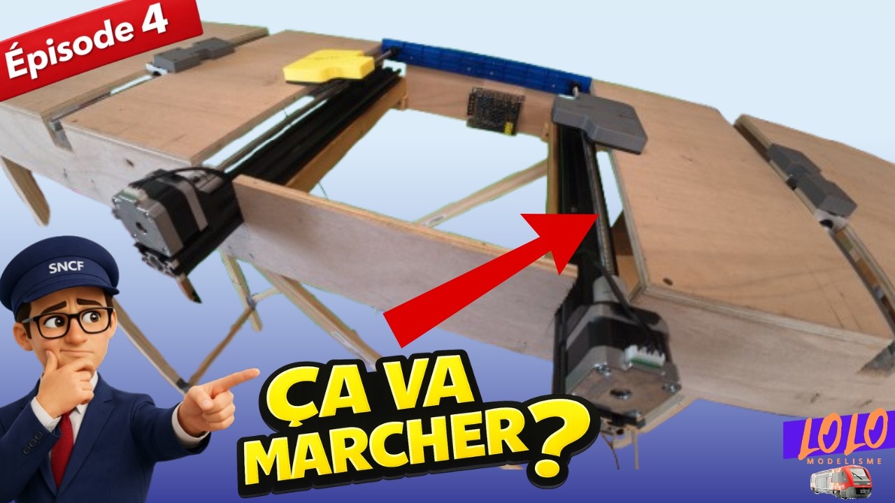 Un pont transbordeur dans une gare cachée HO ? Construction complète !
