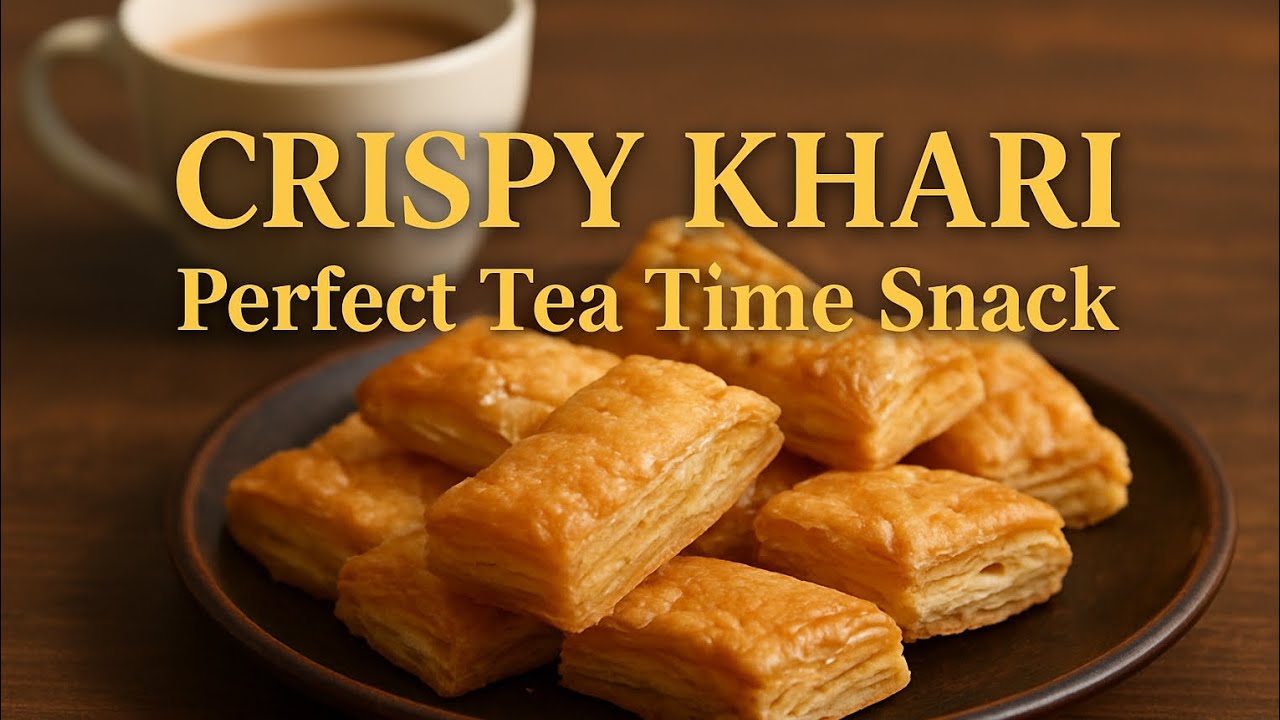 Crispy Khari – Perfect Tea Time Snack | Easy & Delicious Homemade Recipe