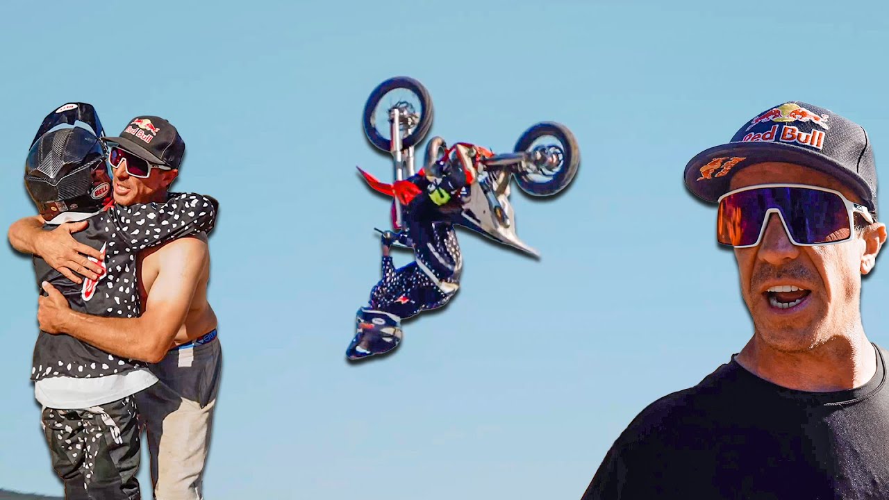 12 Year Old Kruz Maddison Lands First Backflip On Dirtbike!!