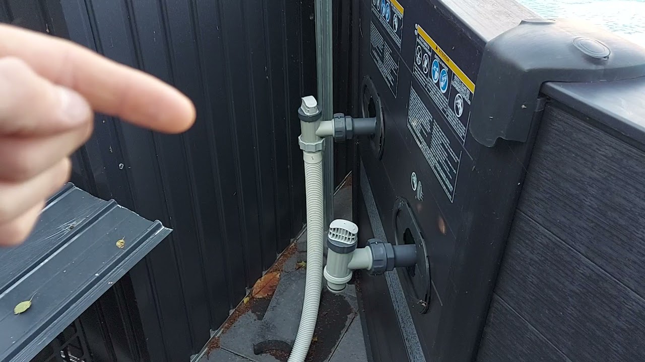 Poolheizung Wärmepumpe Pool anschließen Heizung Bypass Beipass montieren Intex Bestway Heating