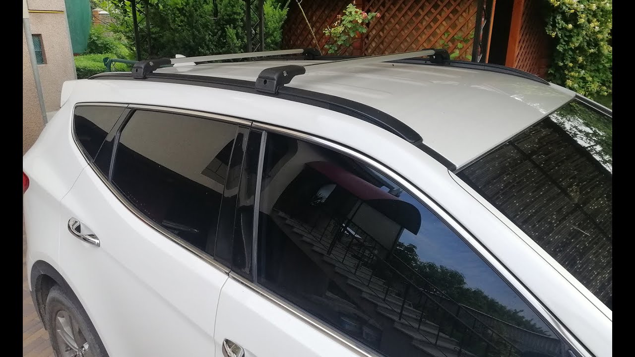 How to Fit - ERKUL  Roof rack bar with flush(integrated) railing HYUNDAI SANTA FE /HYUNDAI IX45