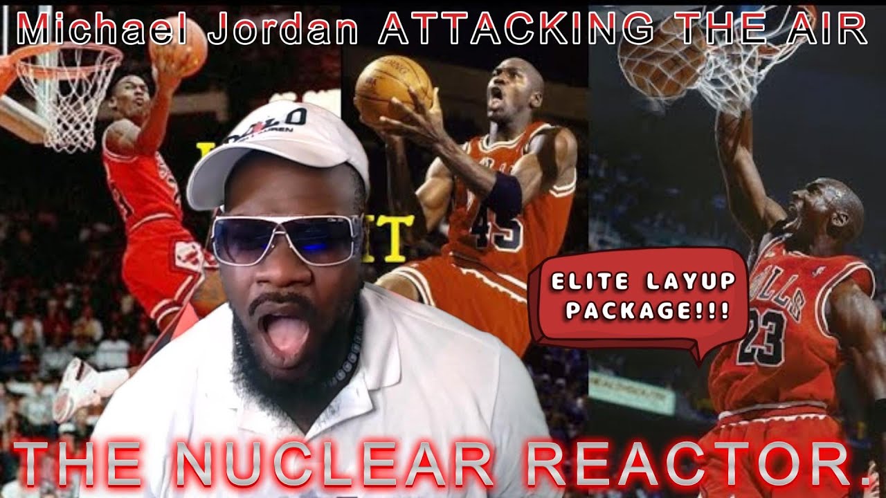 🔥  Michael Jordan ATTACKING THE AIR REACTION