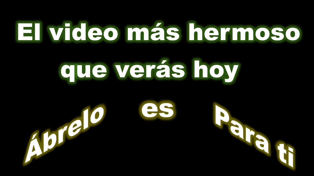EL VIDEO MÁS HERMOSO QUE VERÁS HOY ÁBRELO ES PARA TI