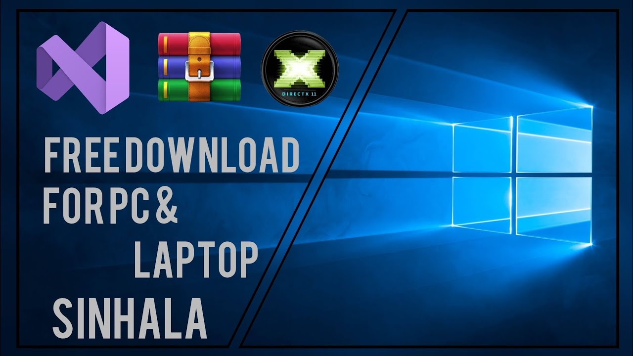 HOW TO DOWNLOAD & INSTALL MICROSOFT VISUAL C++ | DIRECTX 12 & WINRAR 7.13 SINHALA PC GUIDE ✅