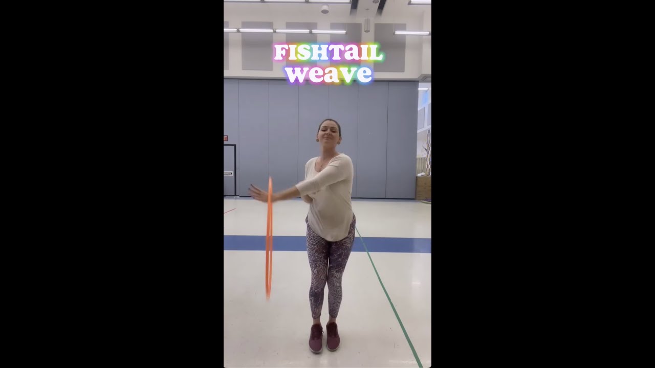 Hula Hoop Tutorial: Fishtail Weave