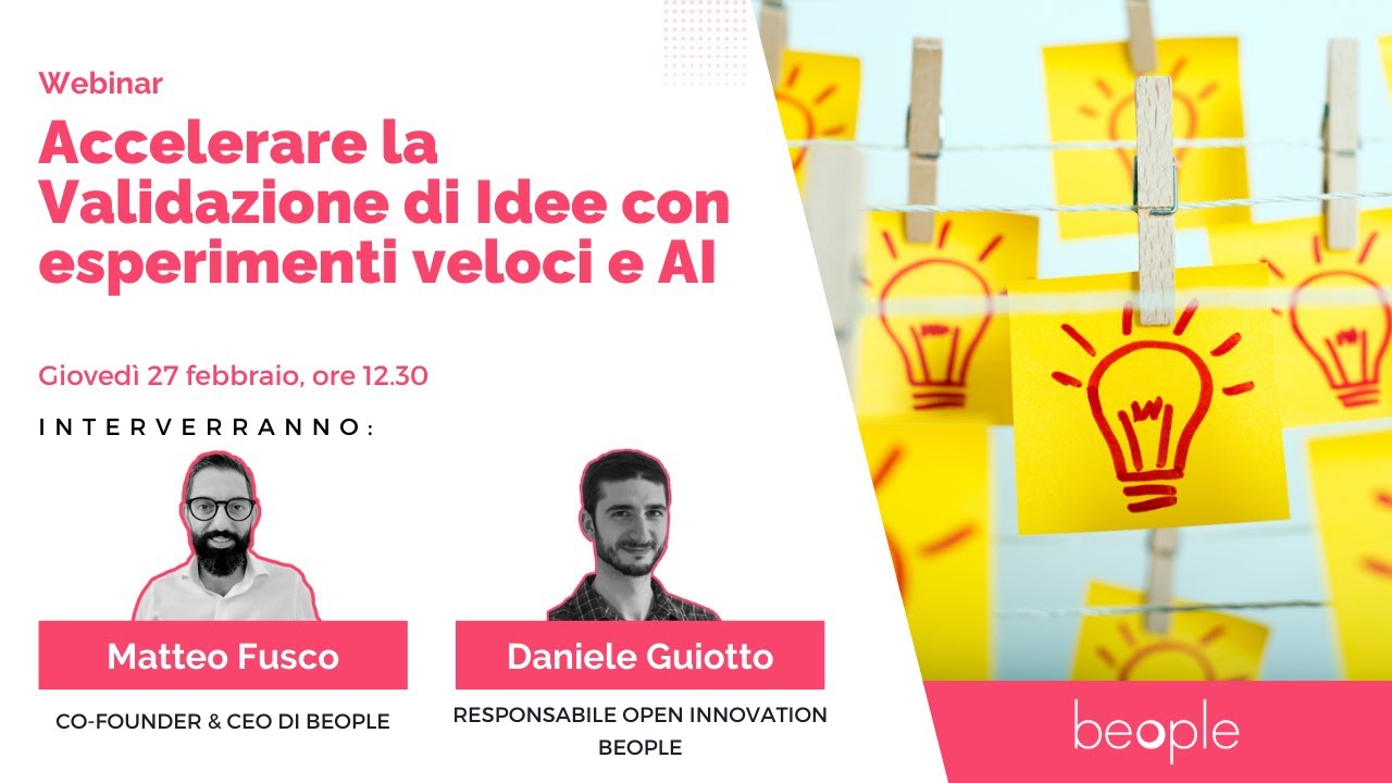 Accelerare la validazione di idee con esperimenti veloci e AI