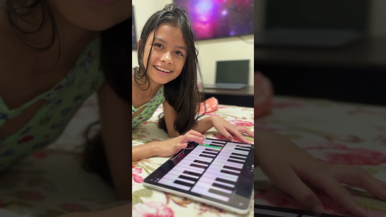 Eu navegarei #piano #teclado #crian&ccedil;as #tocandoteclado
