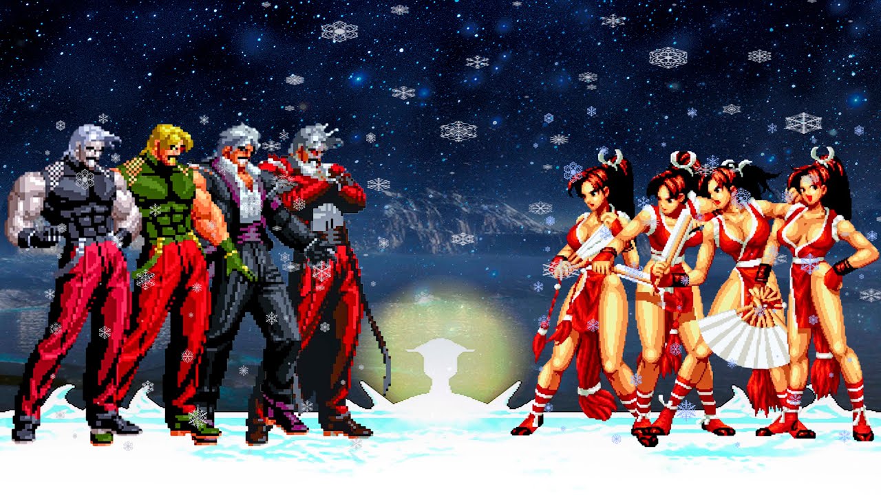 [KOF Mugen] Boss Rugal Team vs Mai Shiranui Team