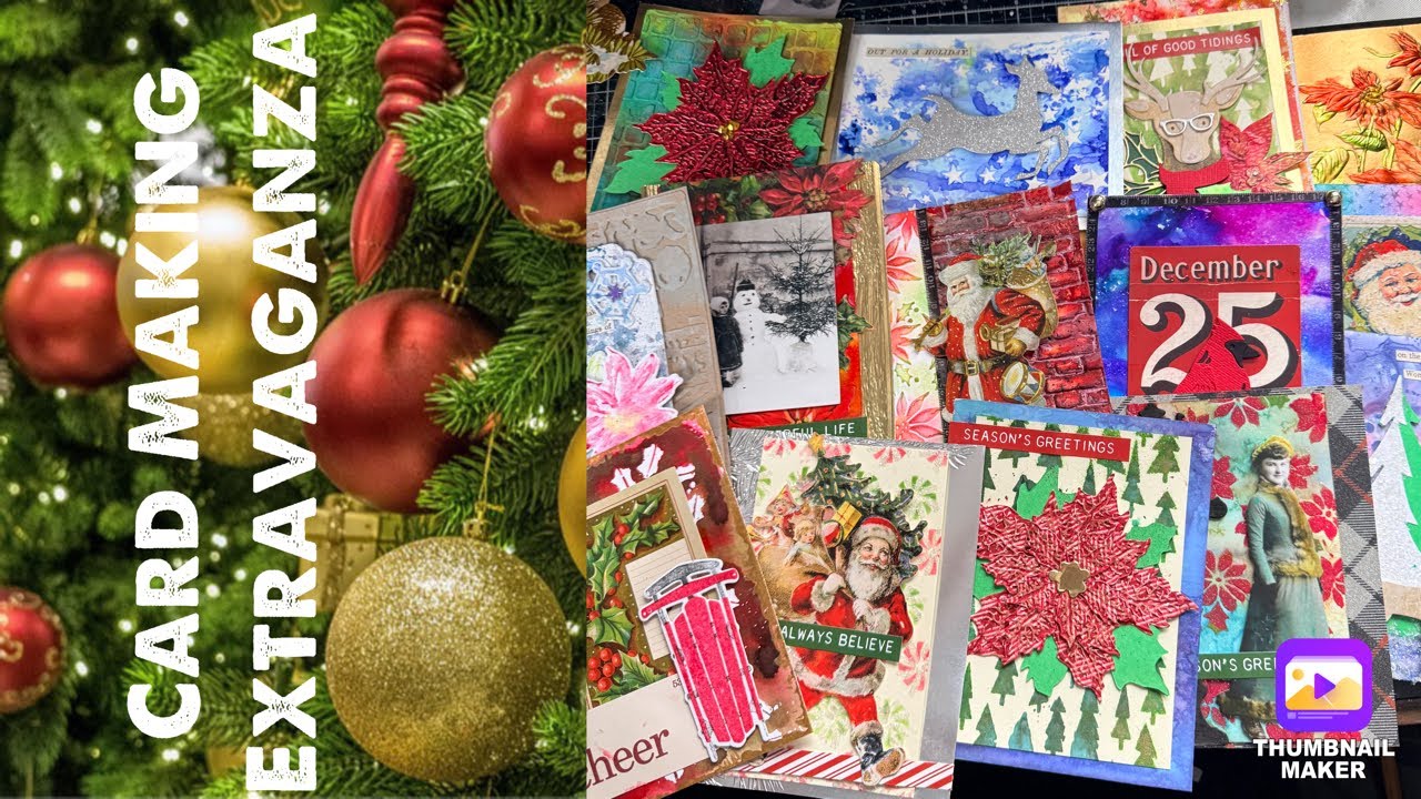 Craftmas D12: Card Making Extravaganza: Tim Holtz Inks, Idea-ology, Sizzix, and Stampers Anonymous