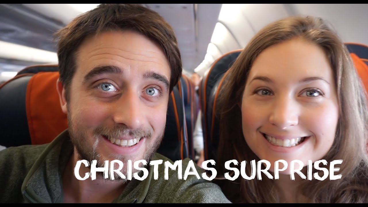 Christmas Homecoming Surprise - Travel Vlog