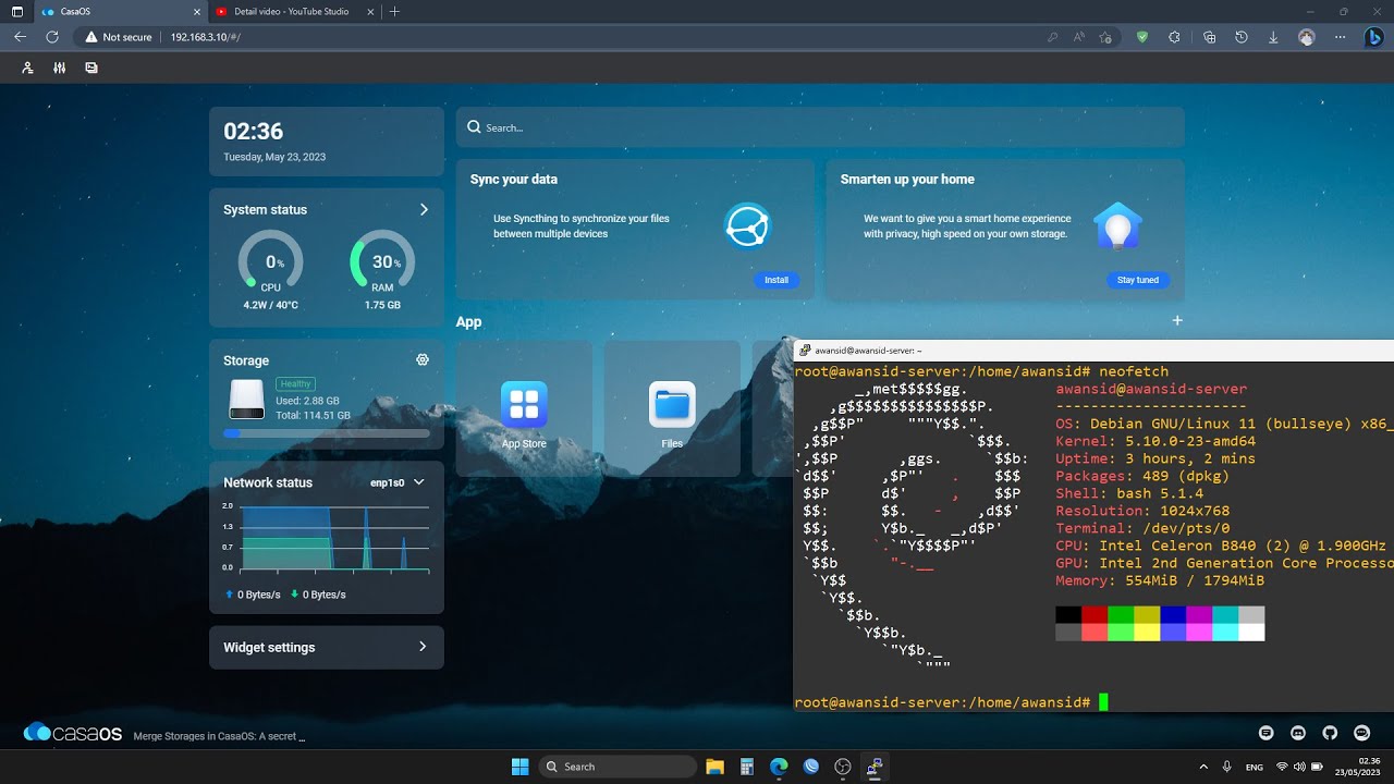 [ Tutorial ] Install CasaOS Di Debian 11 X86_64 - Buat Server NAS Sendiri