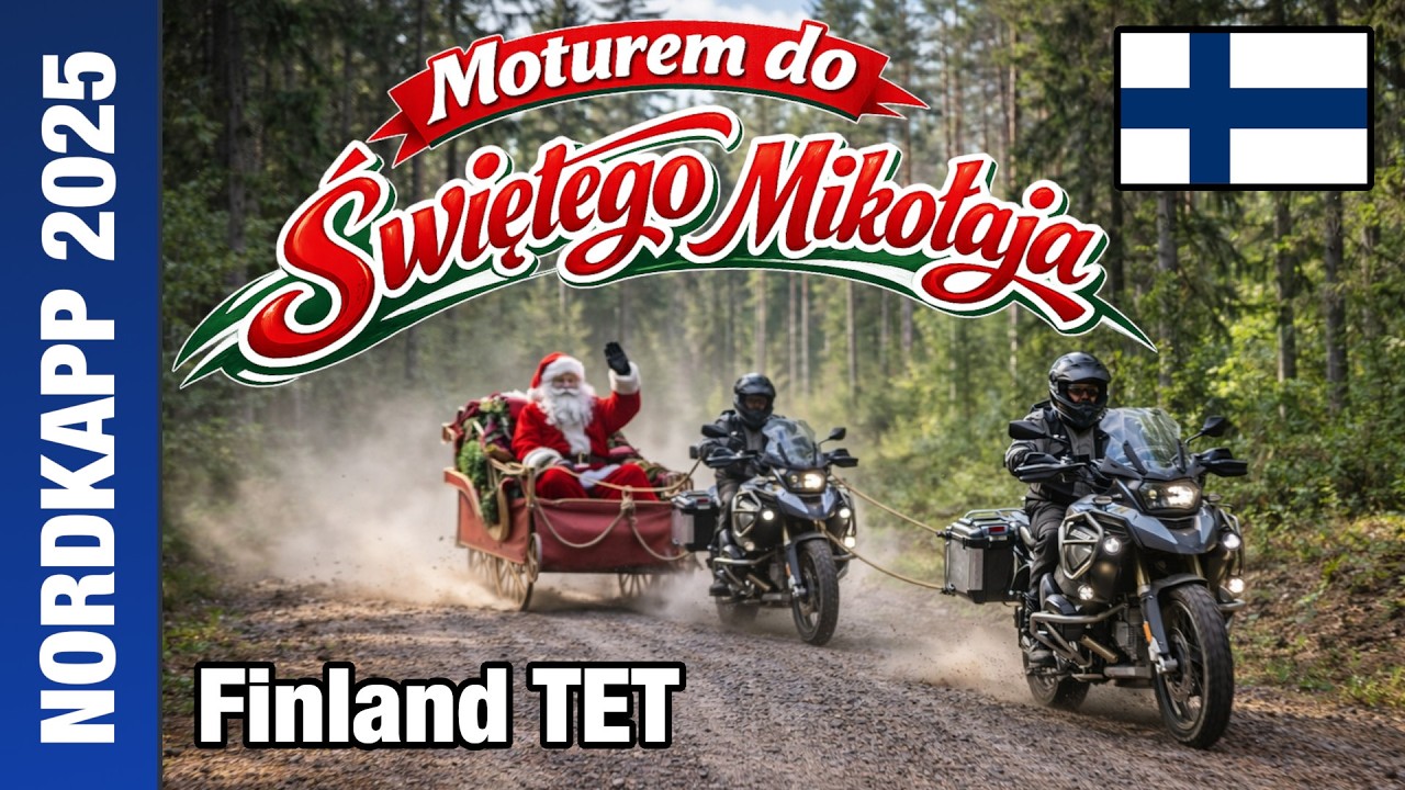 Nordkapp 2025 - Moturem do Świętego Mikołaja - Finland TET - Ep3
